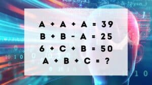 genius iq test only geniuses can solve this math puzzle in 10 seconds!