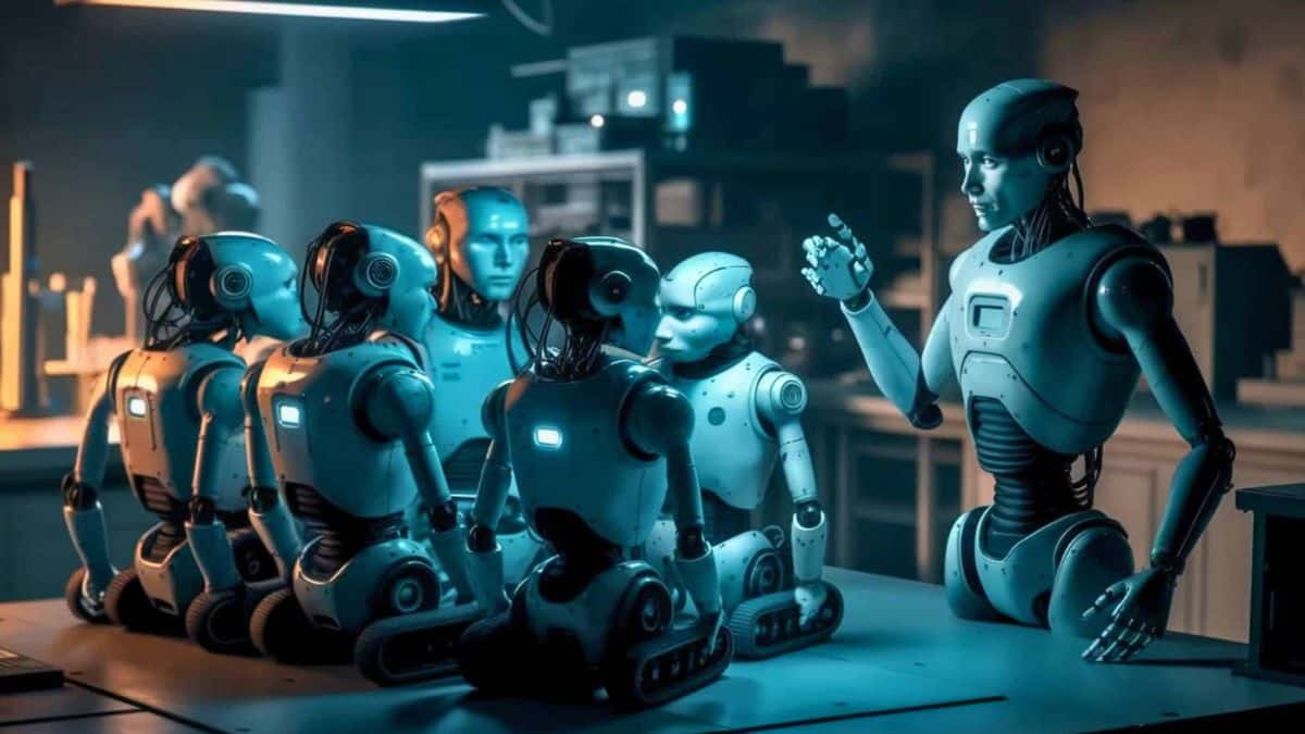 like something out of a sci fi movie, an ai controlled robot convinced its colleagues to go home after their workday
