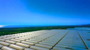 not in china or egypt the largest man made structure visible from space is actually in europe