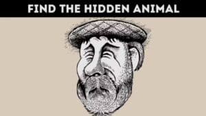 optical illusion only a person with high iq can spot the hidden animal in just 6 seconds