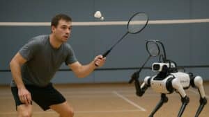 “robot just beat me at badminton” anymal d stuns scientists with inhuman reflexes and precision in terrifying display of agility