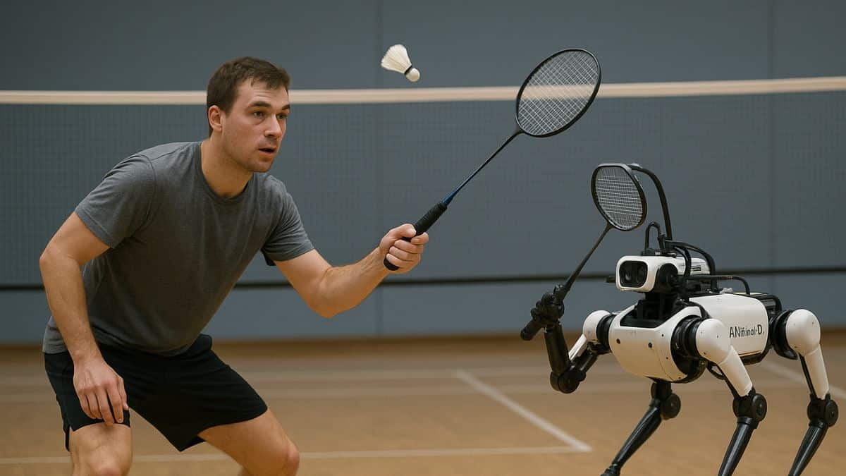 “robot just beat me at badminton” anymal d stuns scientists with inhuman reflexes and precision in terrifying display of agility