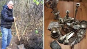 thanks to a map sketched by his father, this man uncovers an 80 year old family treasure