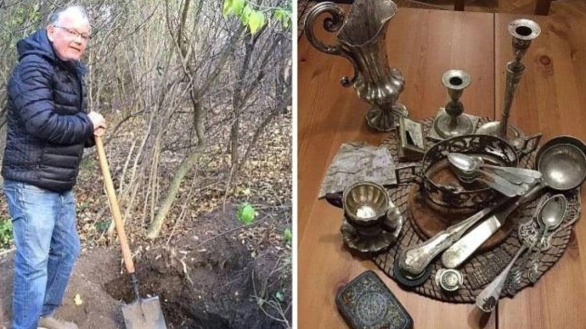 thanks to a map sketched by his father, this man uncovers an 80 year old family treasure