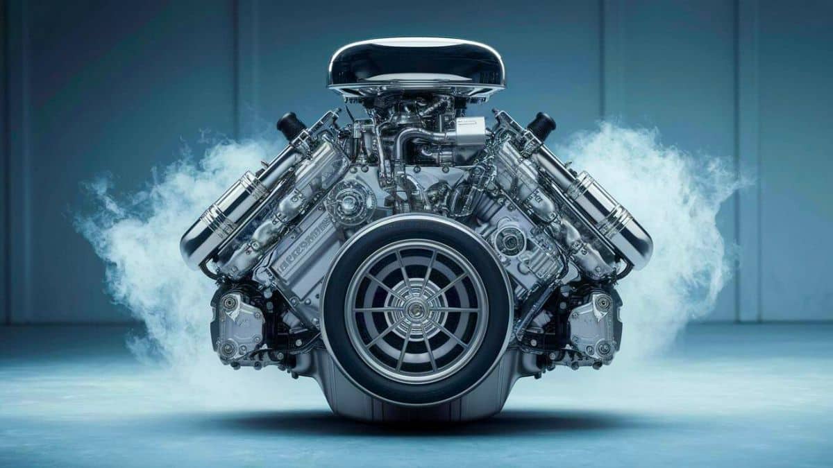 world’s first non polluting combustion engine 440 hp and nothing but water vapor emissions