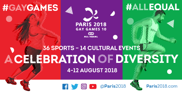 Image result for gay games paris 2018 schedule